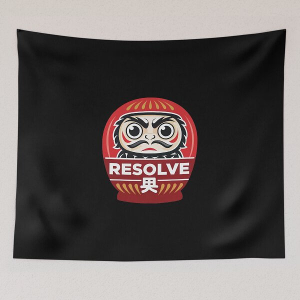 Item preview, Daruma Resolve Luck Determination Chronicle designed and sold by Alahchin Art.
