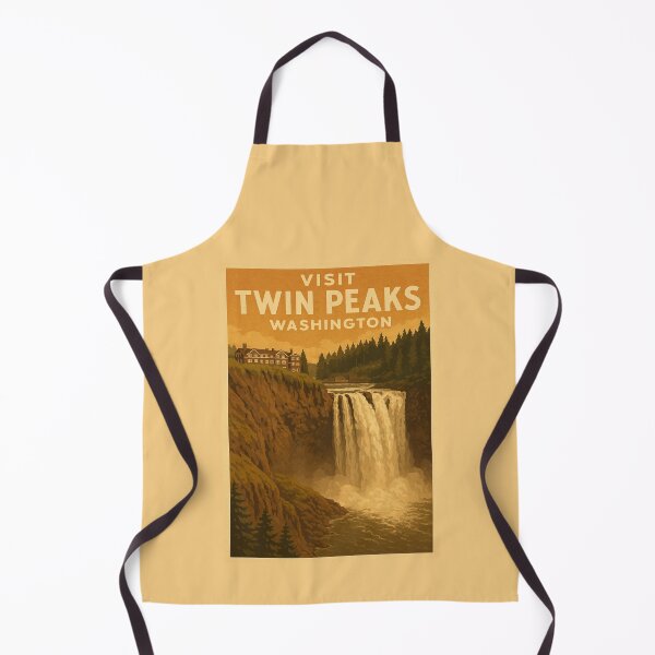 Item preview, Visit Twin Peaks - Vintage-style Tourism Poster designed and sold by curseofkazar.