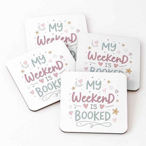 Item preview, my weekend is booked designed and sold by Ismartista.