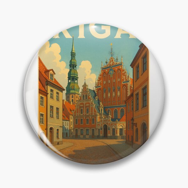 Item preview, House of the Blackheads and Riga’s Historic Center designed and sold by Places On Earth.