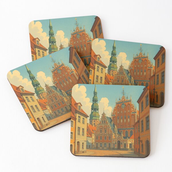 Item preview, House of the Blackheads and Riga’s Historic Center designed and sold by Places On Earth.