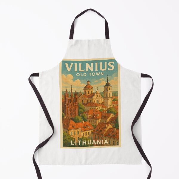 Item preview, St. Anne’s Church and Vilnius Old Town Street Scene designed and sold by Places On Earth.
