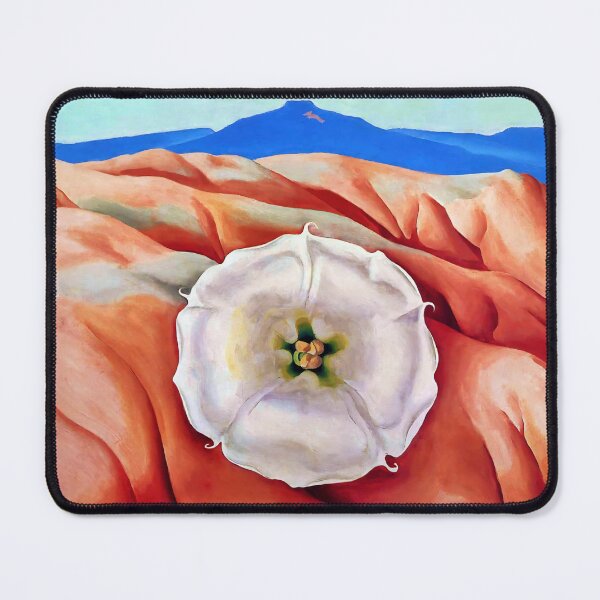 Item preview, Georgia O'Keeffe, Datura and Pedernal (Table Mountain), Modernism designed and sold by Artistic Gift Print.