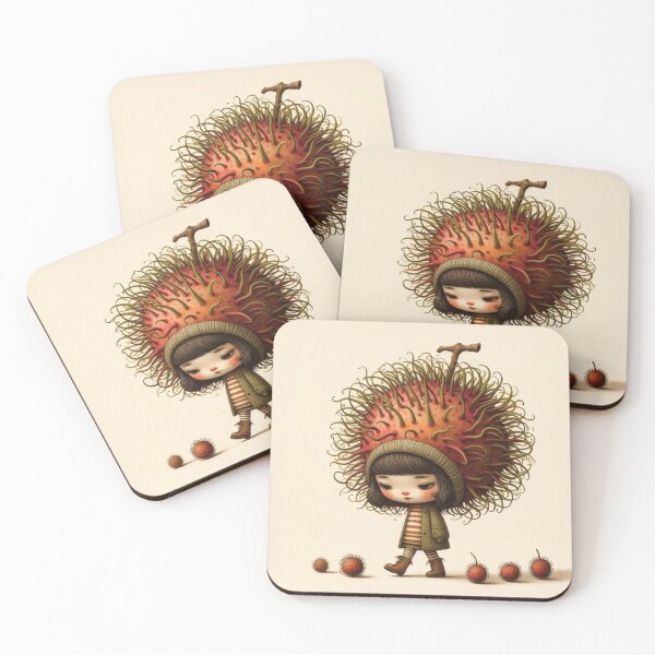 Item preview, Rambutan Girl designed and sold by Beyondnote-Art.