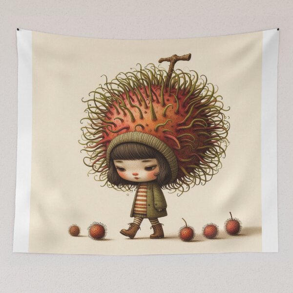 Item preview, Rambutan Girl designed and sold by Beyondnote-Art.