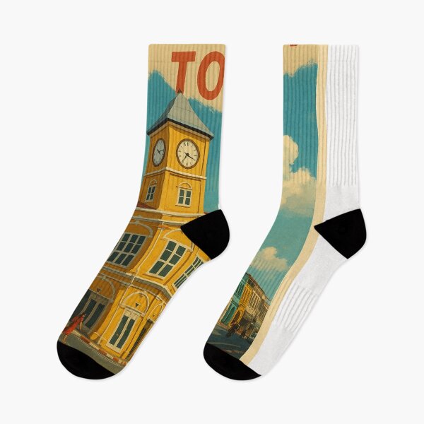 Item preview, Phuket Old Town Street with Clock Tower and Tuk-Tuk designed and sold by Places On Earth.