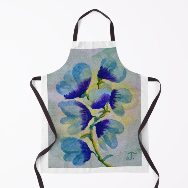 Item preview, Blue Floral Abstract designed and sold by Warren  Thompson.