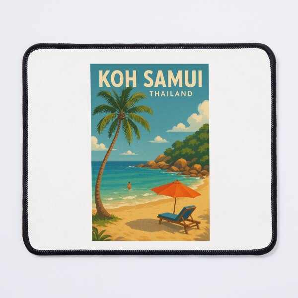 Item preview, Tropical Beach Scene in Koh Samui, Thailand designed and sold by Places On Earth.