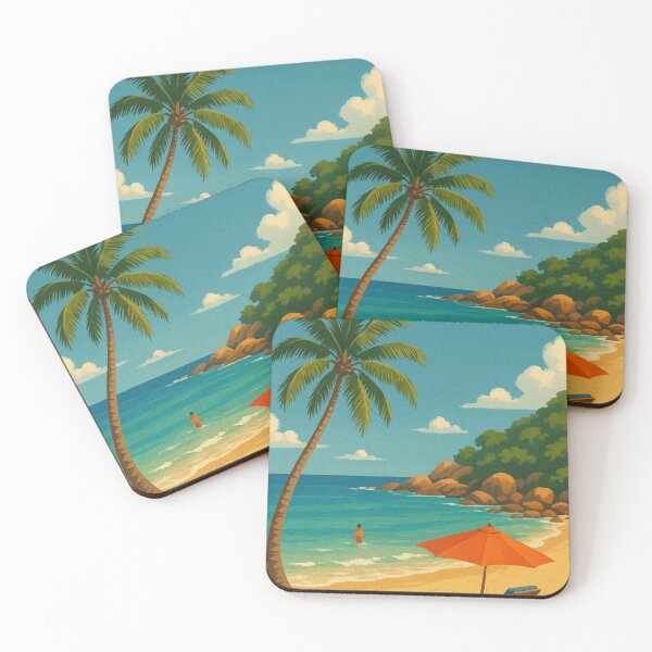 Item preview, Tropical Beach Scene in Koh Samui, Thailand designed and sold by Places On Earth.