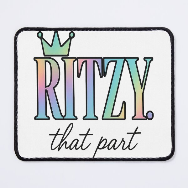 Item preview, RITZY. That Part - Holographic Crowned Luxe Tee Design designed and sold by POD DYNASTY | Original Print On Demand T-Shirt Graphics.