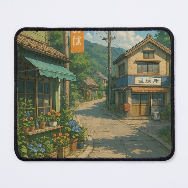 Item preview, Flower Shop Lane - Lofi Village Charm designed and sold by DreamCraze.