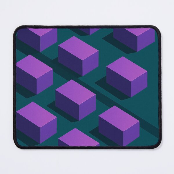 Item preview, Radiant floating purple cubes designed and sold by Sigtrix.