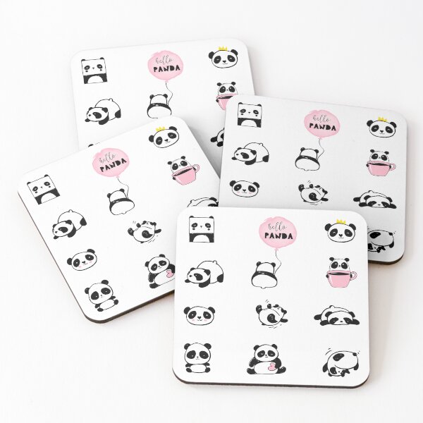 Item preview, Cute Panda Set designed and sold by graphic-genie.