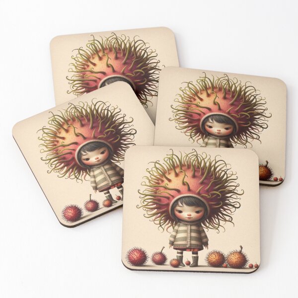 Item preview, Rambutan Girl designed and sold by Beyondnote-Art.