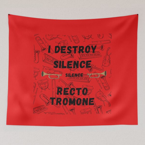 Item preview, I Destroy Silence Recto Trombone designed and sold by gpkool.