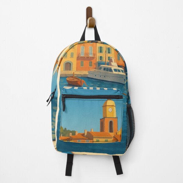 Item preview, Sailboats in the Port of Saint-Tropez, France designed and sold by Places On Earth.