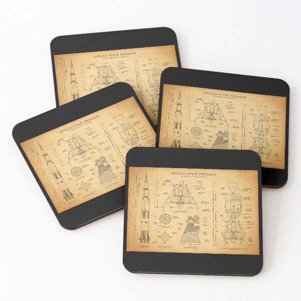 Item preview, Apollo Program. Moon Landing Mission (Aged Parchment) designed and sold by BGALAXY.