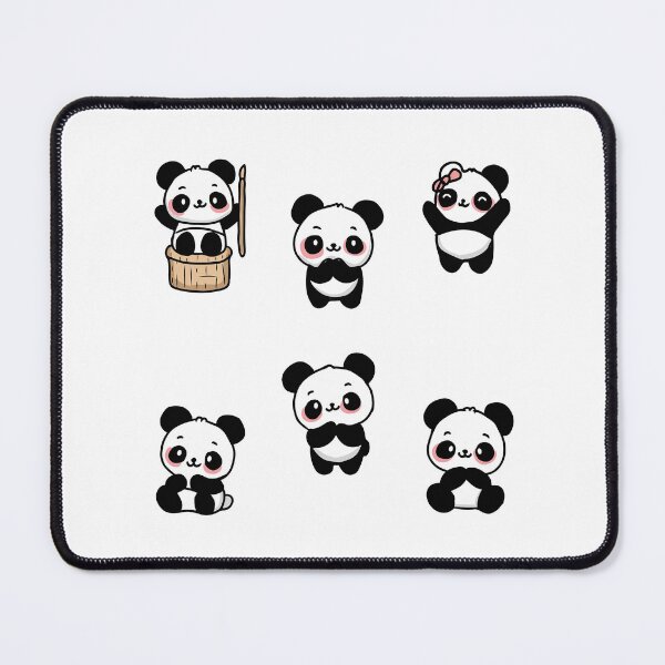 Item preview, Cute Panda Set designed and sold by graphic-genie.