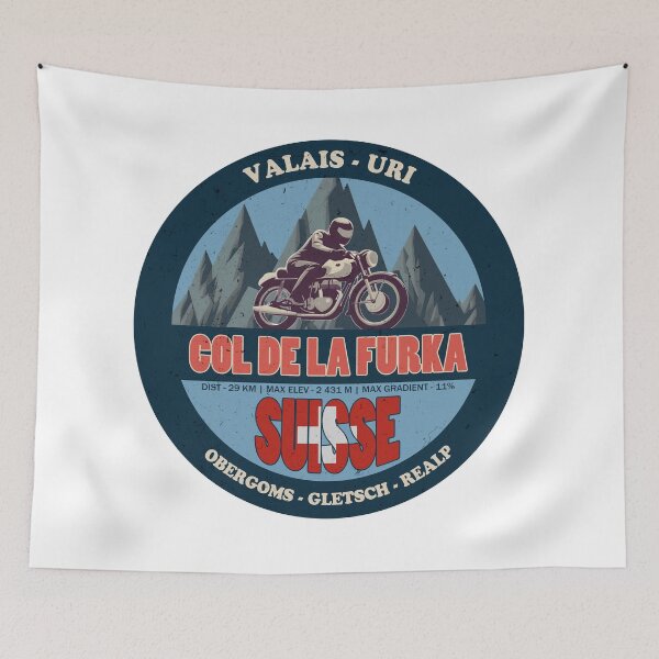 Item preview, Col de la Furka, Valais, Uri, Swiss, Switzerland designed and sold by Wanderful-roads.