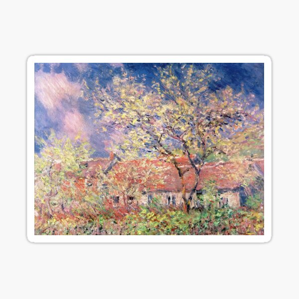 Aperçu de l'œuvre Le printemps à Giverny créée et vendue par Craphe.
