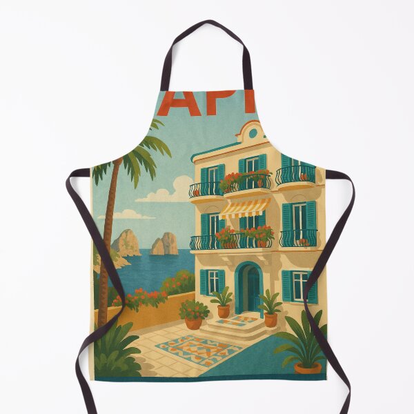 Item preview, Tiberio Palace Balcony Overlooking Capri Coast designed and sold by Aryabek.