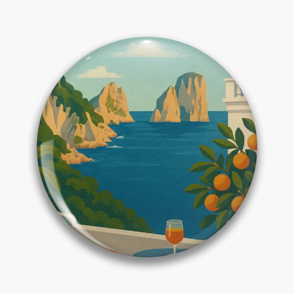 Item preview, Scenic Terrace at Tiberio Palace in Capri designed and sold by Aryabek.