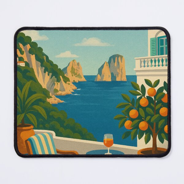 Item preview, Scenic Terrace at Tiberio Palace in Capri designed and sold by Aryabek.