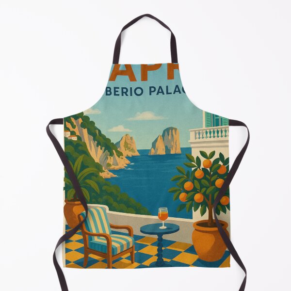 Item preview, Scenic Terrace at Tiberio Palace in Capri designed and sold by Aryabek.