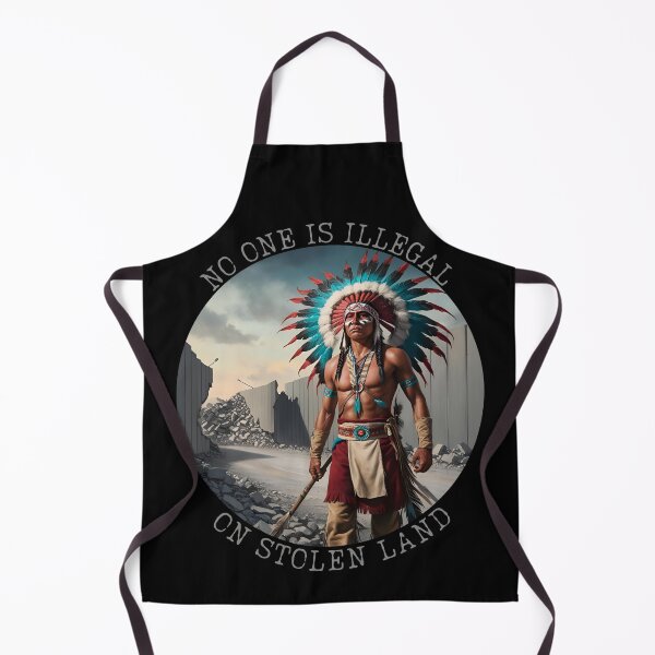 Item preview, No One Is Illegal Native Statement designed and sold by ChicTrendz.