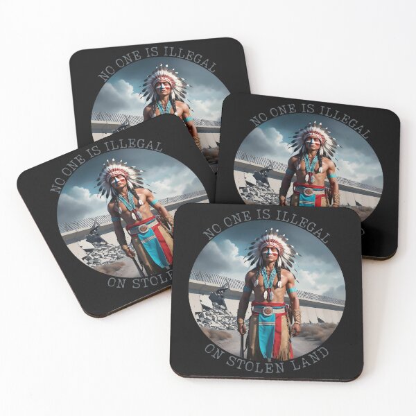 Item preview, Indigenous Sovereignty Against Colonial Borders designed and sold by ChicTrendz.