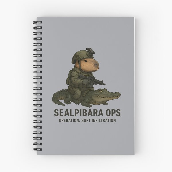 Item preview, SEALpibara Commando – Funny Capybara Special Forces Art designed and sold by MysticArtisan.