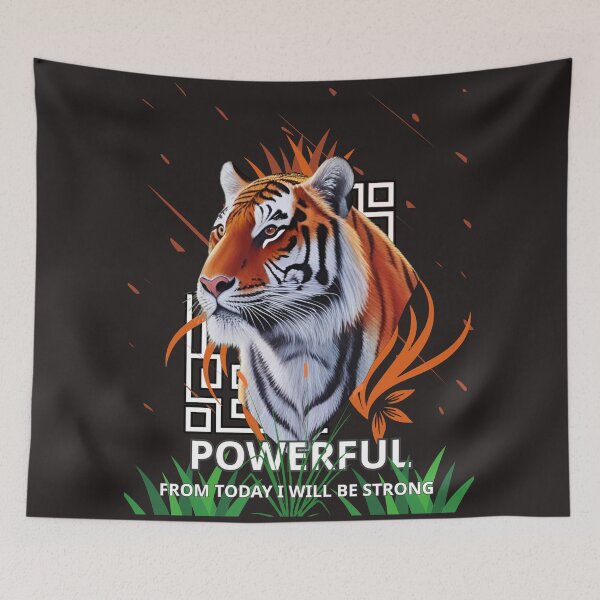 Item preview, Powerful tiger  designed and sold by 4Dart.