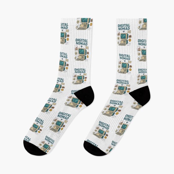 Item preview, "Digital Nomad – Retro Tech-Inspired Lifestyle Design" designed and sold by Cute-Jory-Store.
