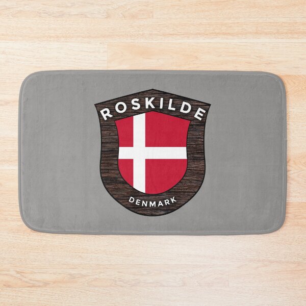 Item preview, Roskilde Denmark Emblem Flag designed and sold by World Designs.