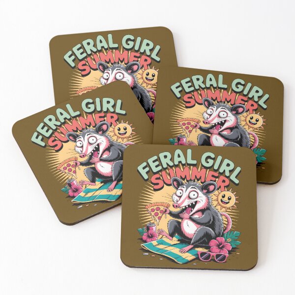 Item preview,  Feral Girl Summer Possum Meme designed and sold by box-artshop.