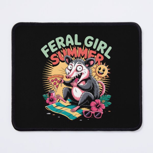 Item preview, Feral Girl Summer Possum Meme designed and sold by box-artshop.