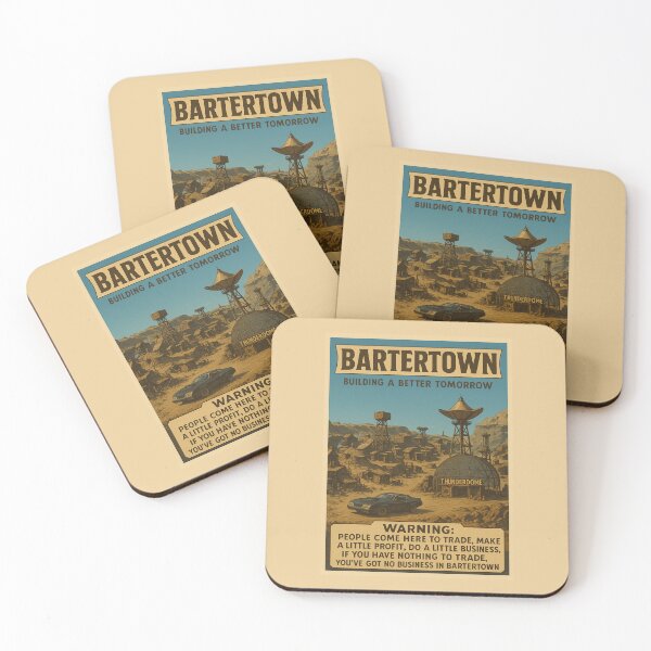 Item preview, Bartertown (from Mad Max 3) - Vintage-style Tourism Poster designed and sold by curseofkazar.