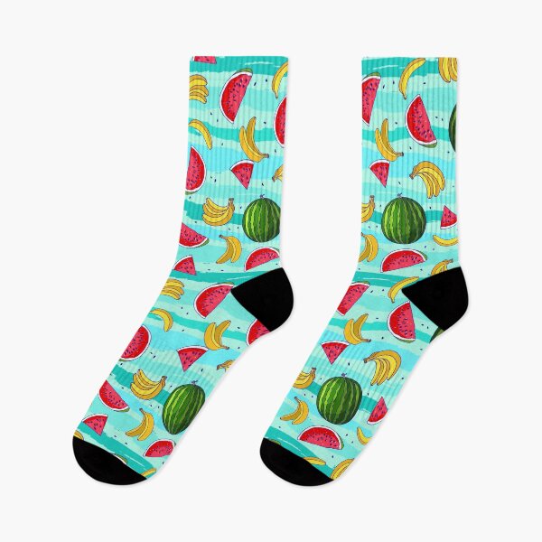 Item preview, Watermelon and Banana Summer Pattern – Colorful Tropical Fruit Design designed and sold by Sepinik.