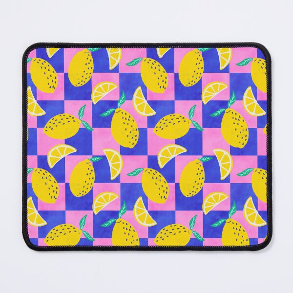Item preview, Zesty Lemons on Checkerboard designed and sold by Itouchedabee.