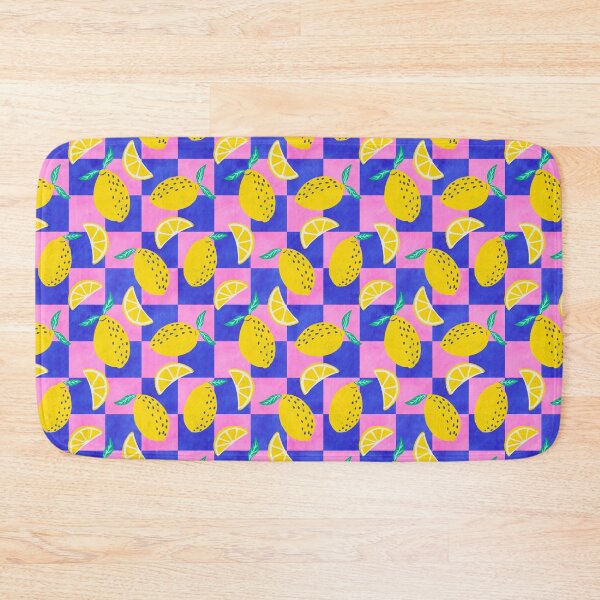 Item preview, Zesty Lemons on Checkerboard  designed and sold by Itouchedabee.