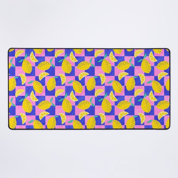 Item preview, Zesty Lemons on Checkerboard designed and sold by Itouchedabee.