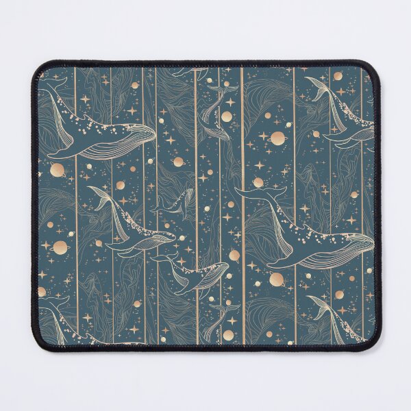 Item preview, Serenity_Streams_With_Whales-Blue designed and sold by JuneDao.