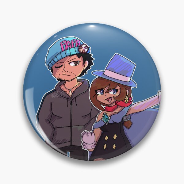 Item preview, Trucy and Phoenix Wright designed and sold by TheDarkSylveon.