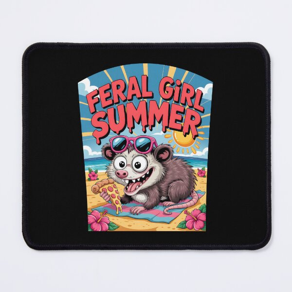 Item preview, Feral Girl Summer Possum Meme designed and sold by box-artshop.
