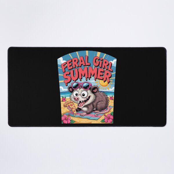 Item preview, Feral Girl Summer Possum Meme designed and sold by box-artshop.
