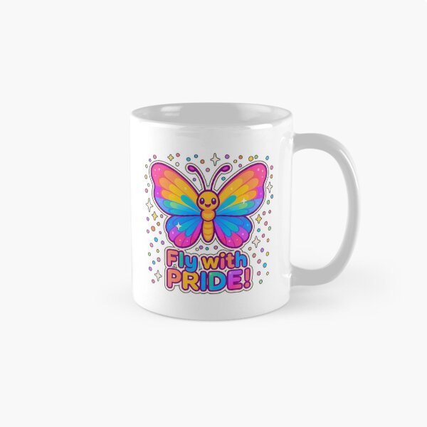Item preview, Vibrant Pride Butterfly Sticker | Colorful LGBT Rainbow Art for Pride Month designed and sold by Nuist25.