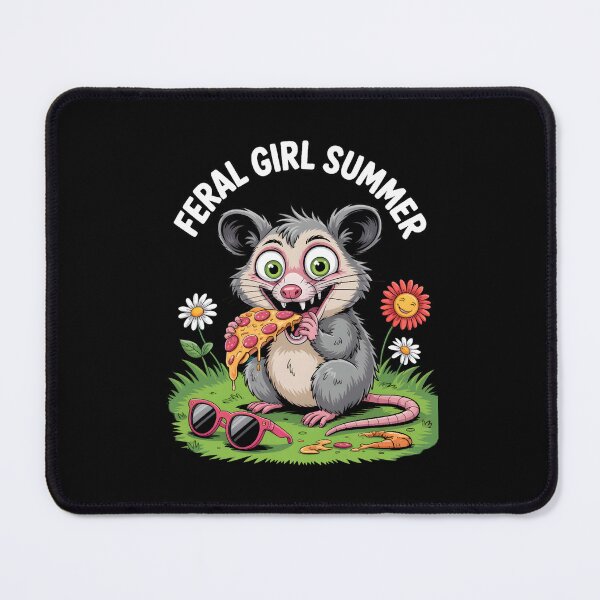 Item preview, Feral Girl Summer Possum Meme designed and sold by box-artshop.