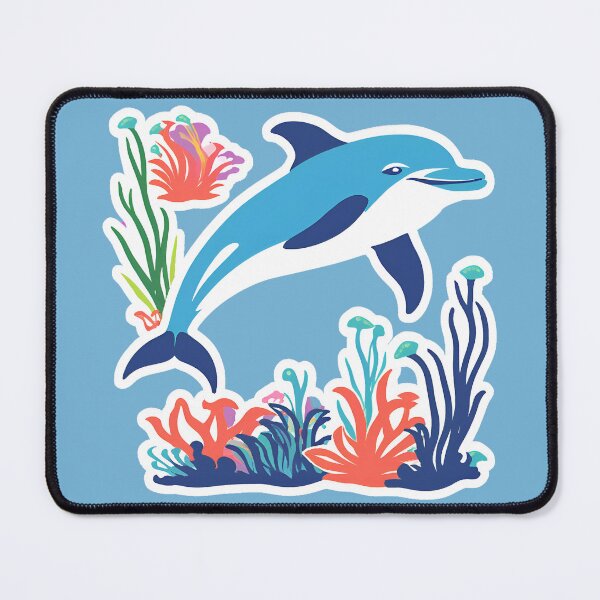 Item preview, Shy blue dolphin underwater designed and sold by Nano4us.