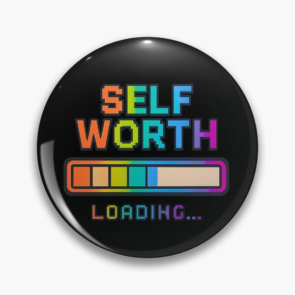 Item preview,  Self-Worth Loading (Rainbow Pixel) designed and sold by Zuriel Hargrove.