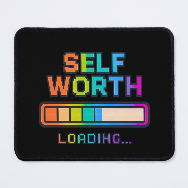 Item preview, Self-Worth Loading (Rainbow Pixel) designed and sold by Zuriel Hargrove.